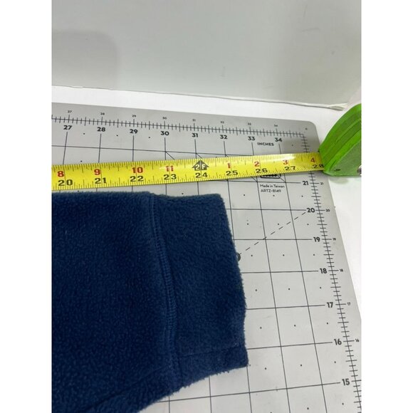 Vintage Disney Classic Mickey Fleece Jacket w/ Hood Women’s Sz. L Blue & White - Picture 9 of 13